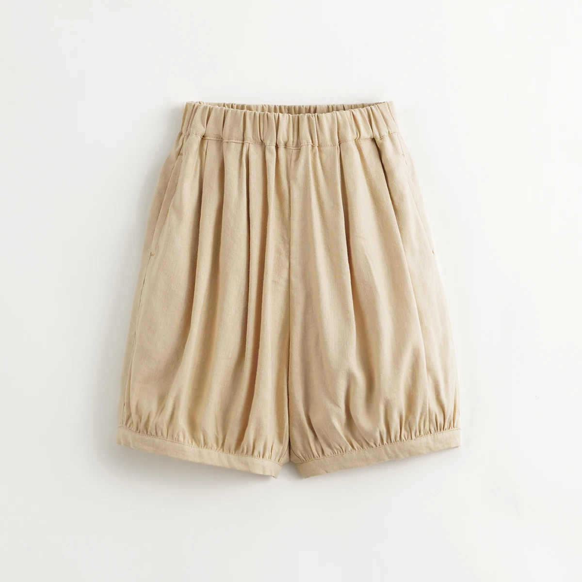 MARC&JANIE Girls Cool and Breezy Linen Lantern Pants for Children for Summer 240858