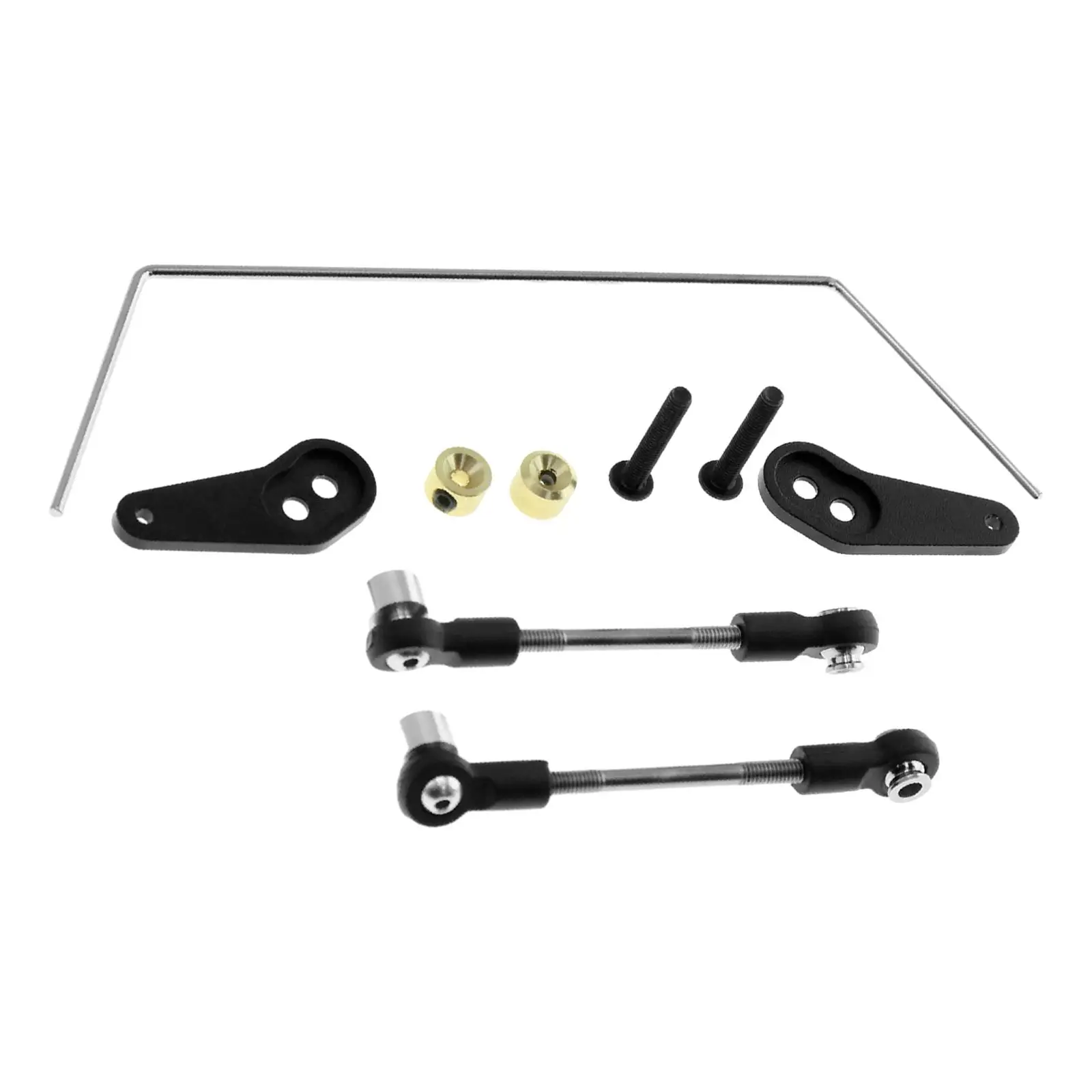 1:10 Universal Spare Parts Portable Stabilizer Set Rear Rear Sway Bar Kits Anti Sway Bar for 2WD Bbx-01 BB01 DIY Accessory