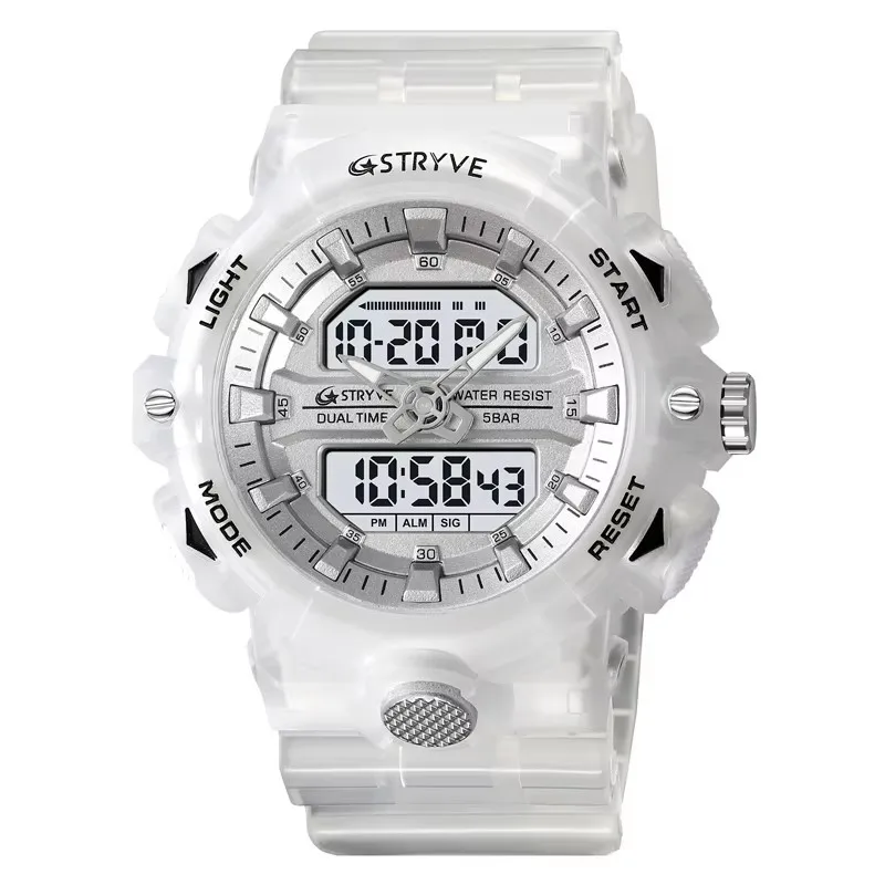 STRYVE 8028 digital watches  Hour Sport Watches Casual and minimalist quartz men's watch Silicone hot selling watches