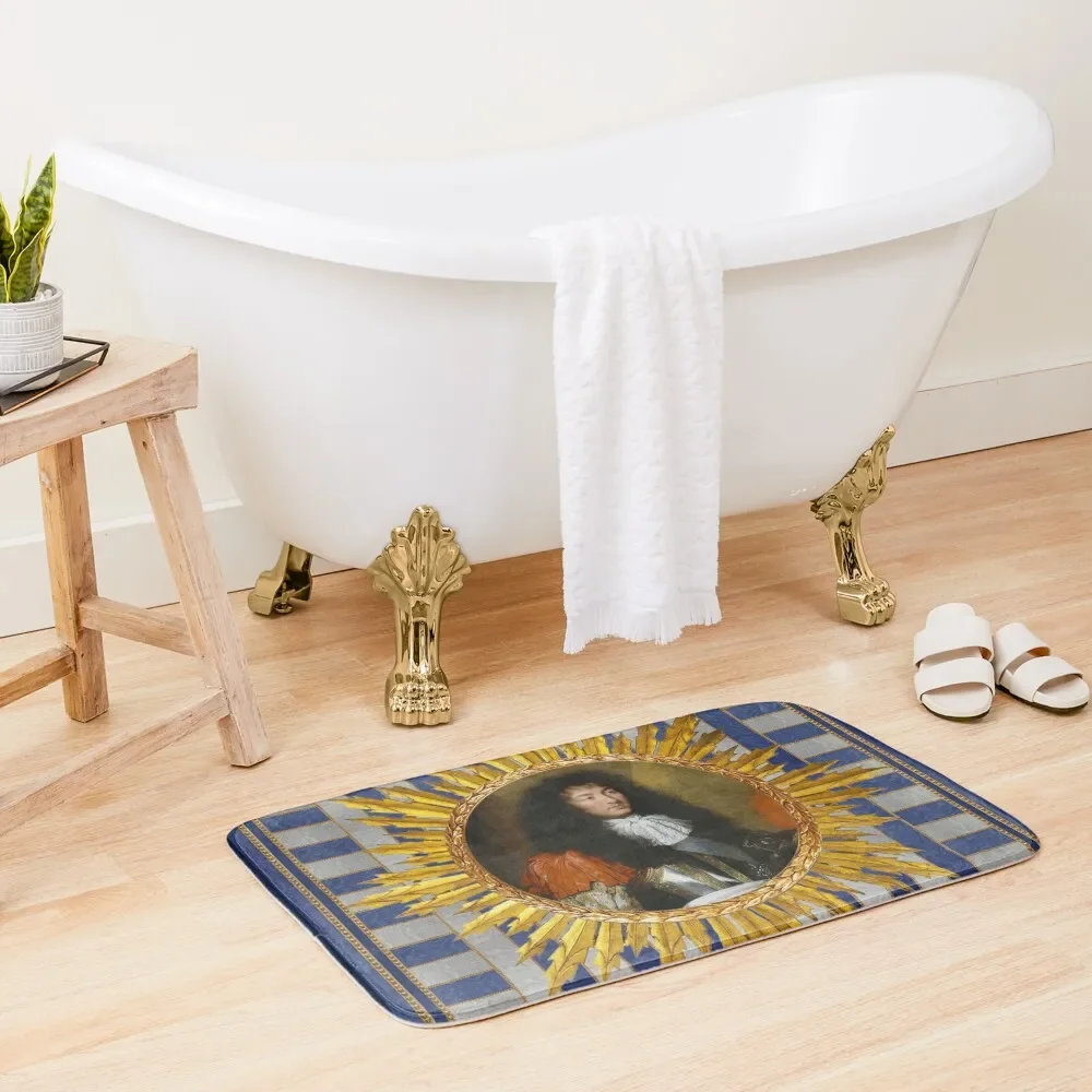 

Louis XIV The Sun King Bath Mat Sleeping Room Rugs Bathroom Rug Home Decor Set For Bathroom Mat