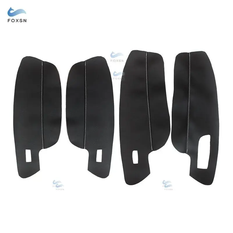 LHD Single Wire For VW Golf 7 2014 2015 2016 2017 2018 4pcs Car Door Armrest Panel Microfiber Leather Cover Trim