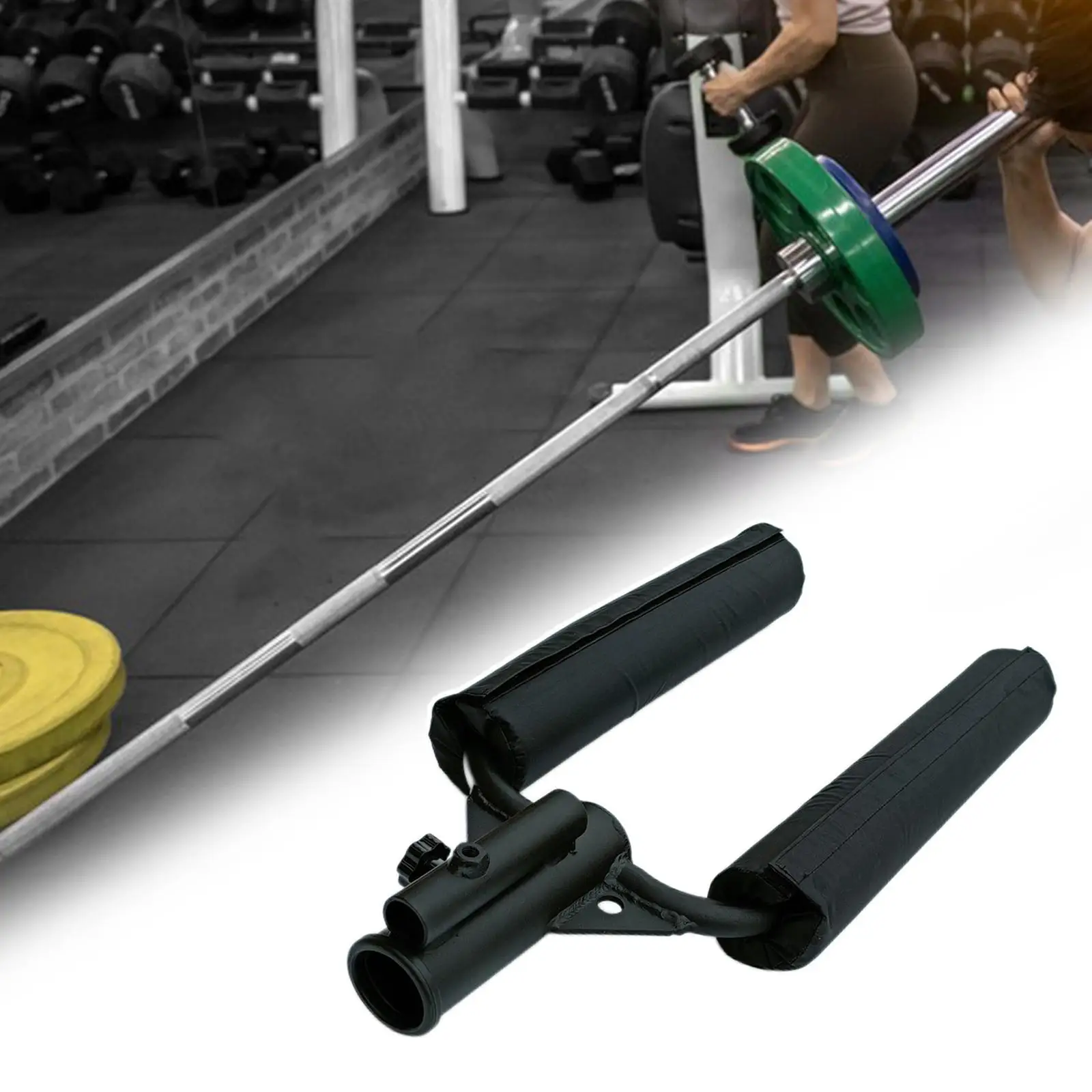 T Bars Row Attachment Bar Row Platform for Barbell Weight Lifting Pull Ups