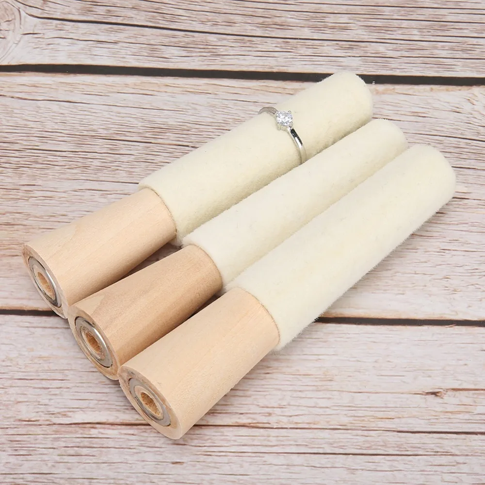 3 قطعة 3 بوصة S حلقة ثقب داخلي التلميع قضيب 3 بوصة M 3 بوصة L حلقة تلميع أداة مجوهرات تلميع أداة أساور تلميع #5