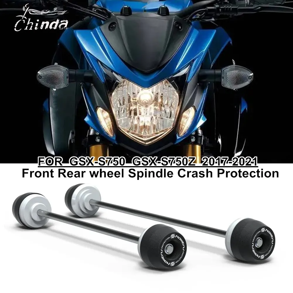 

Передняя Задняя ось вилка Слайдеры для Suzuki GSX-S750 gsx s750 gsx s750z 2017-2021 защита колес мотоцикла