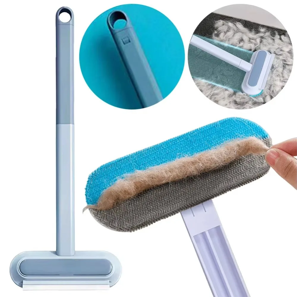 Multi-functional Pet Hair Removal with Cleaning Brush Long Handle Pet Hair Removal Broom 3in1 Removable