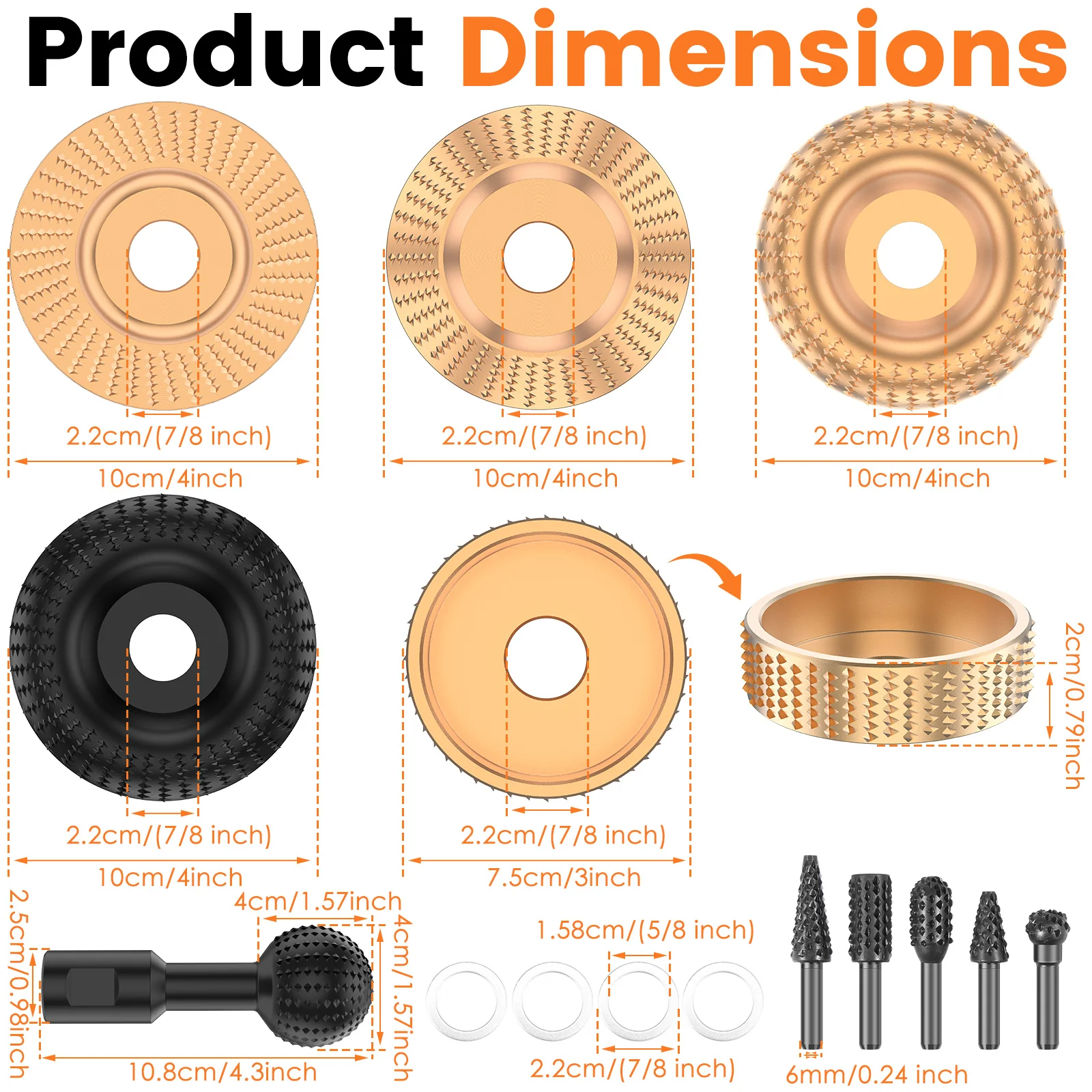طحن عجلة قرص الطحن زاوية طاحونة النجارة تلميع القرص مع نتوءات طحن عجلة الرملي القرص الدورية القرص مجموعة