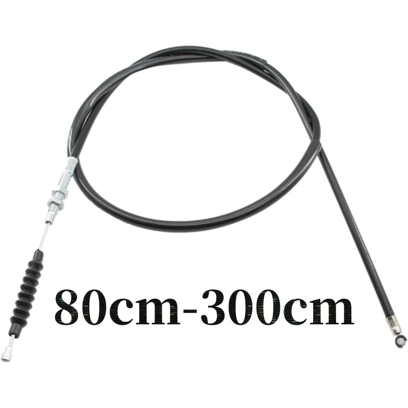 Motorcycle clutch cable 13.5cm stroke length from 80cm to 300cm for 50cc 70cc 90cc 110cc 125cc 150cc 200cc 250cc mud pit bike AT