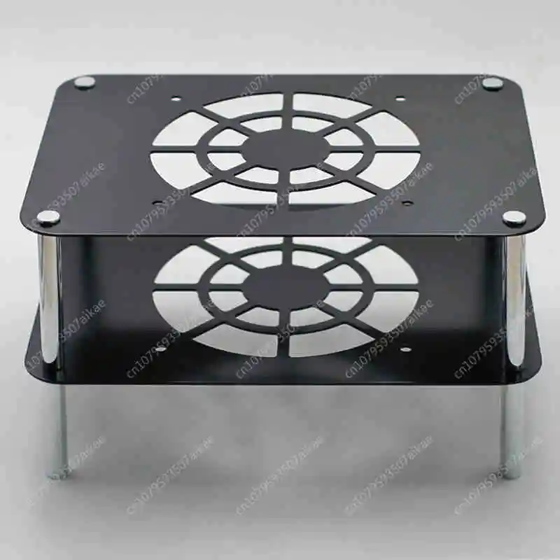 Router WiFi Cooling Metal Bracket Light TV Set-Top Box Network Box Radiator 12cm Fan