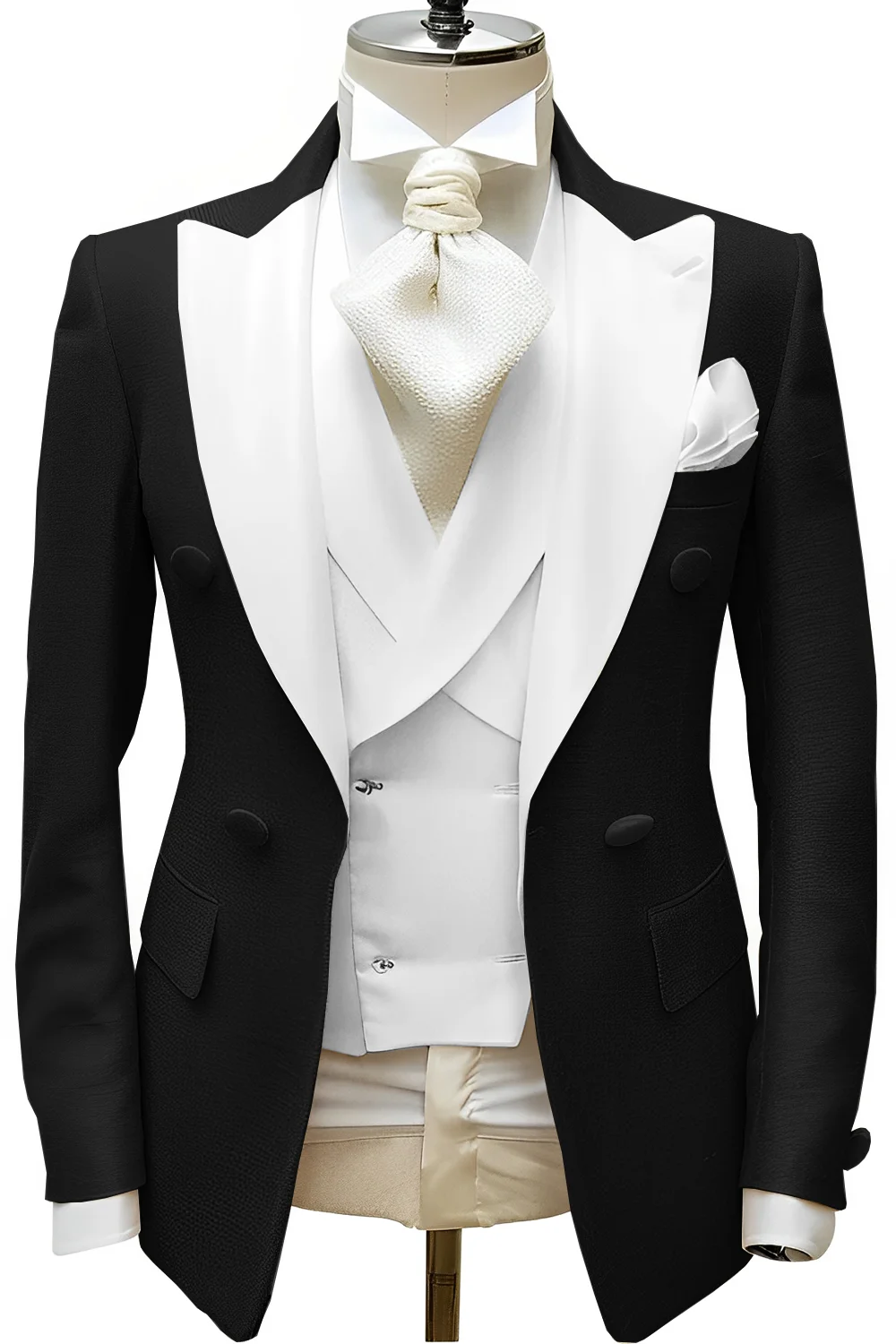 Khaki Men's Suit Three-piece Suit Elegant Wedding Tuxedo for Groom 2025 Custom Dress Slim Fit Blazer XS-5XL Suit Men