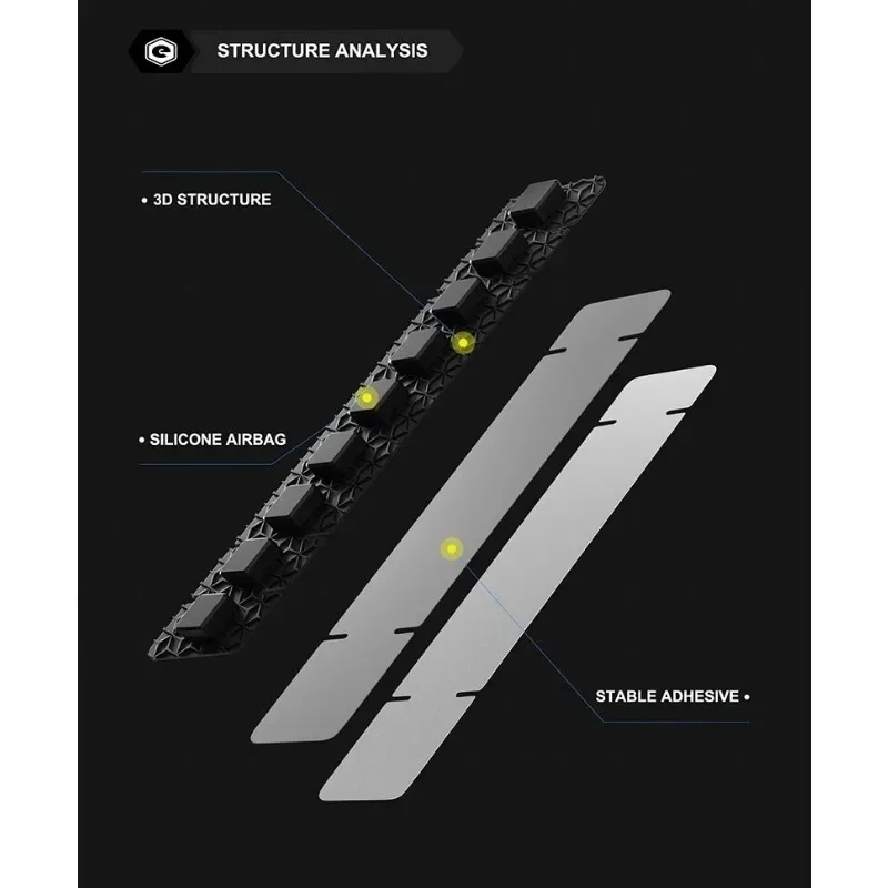 MTB Road Bike Frame Scratch Resistant Sticker Silicone Chain Protector Universal Bicycle Frame Guard for Bicycle Accessories