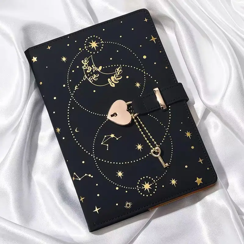 Imagem -02 - Senha Notebook com Bloqueio Love Lock Diary Notas Escolares Escritório Estudo Papelaria Bloco de Notas a5