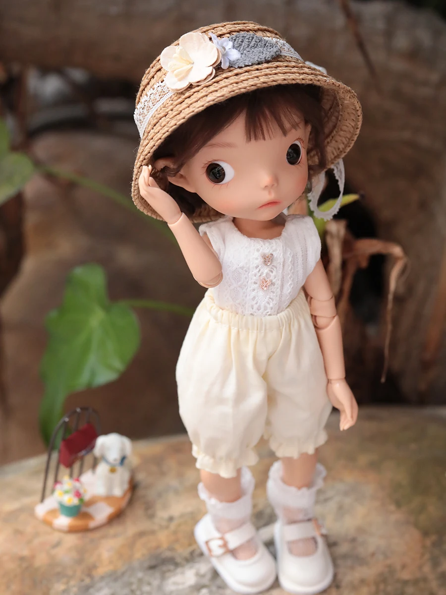 New clothes wig shoes bjd doll fleshy 1/6 sd joint humanoid toy female baby cute baby optional full set spot Free shipping