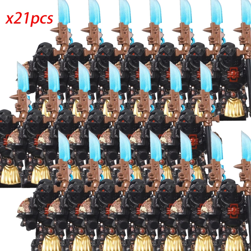 MOC Military Medieval Characters Building Blocks black Knight Shield Sword Weapons Knight Accessories Building Blocks Toys