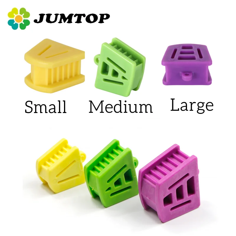 

3Pcs Dental Mouth Opener Silicone Occlusal Pad Size S/M/L Teeth Prop Bite Block Rubber Opener Retractor Dentist Material