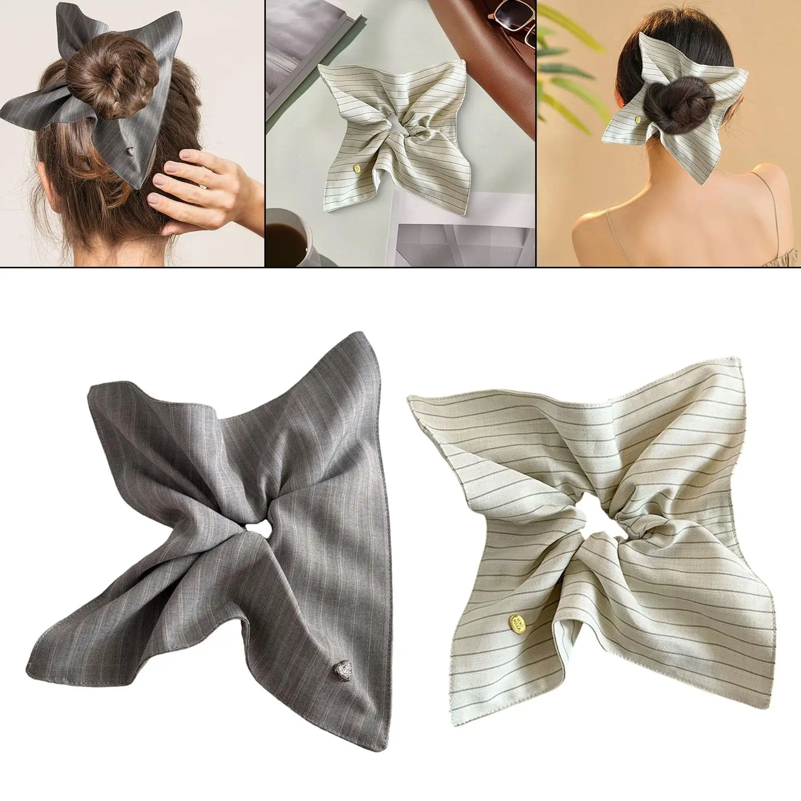 

Французская стильная резинка для волос, мягкие аксессуары для волос, модная веревка для волос, эластичная резинка для волос, большая для повседневных девушек, официальная женщина, путешествия