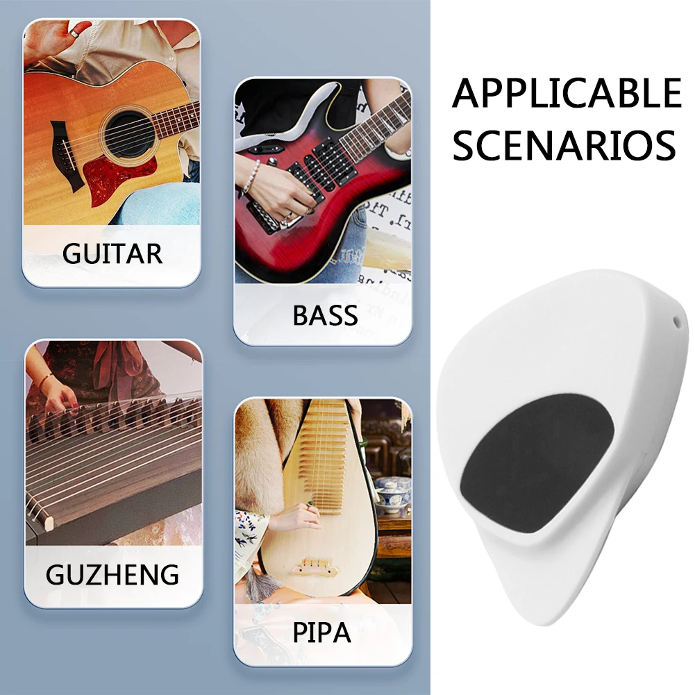 

2 In 1 Guitar Picks/Tuner 12-Tone Equal Temperament Guitar Pick/Tuner Present For Music Lovers