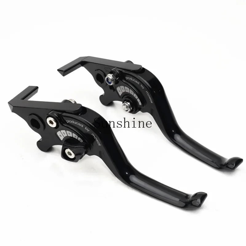 Suitable for TMAX530 560 SX DX modified short two-finger competitive brake horn clutch handlebar