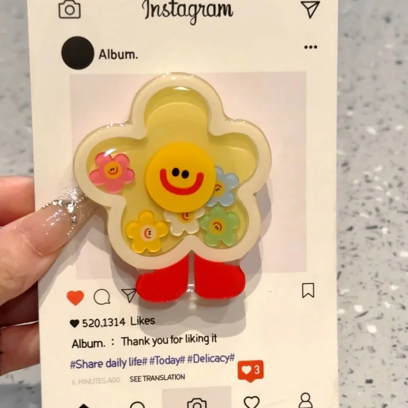 

Корейский мультяшный забавный держатель для телефона Tok Griptok, подставка для iPhone 15, 16, универсальный держатель для аксессуаров Samsung