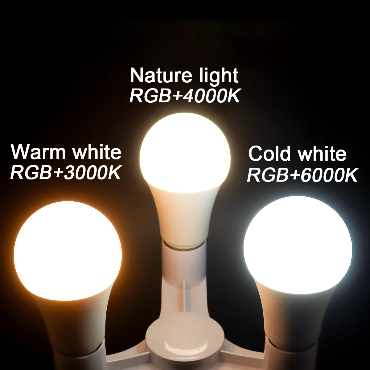 3PCS LED Spotlight Smart RGBW Bulb GU10 E27 E14 infrared Remote Control color light dimming suitable for family holiday parties