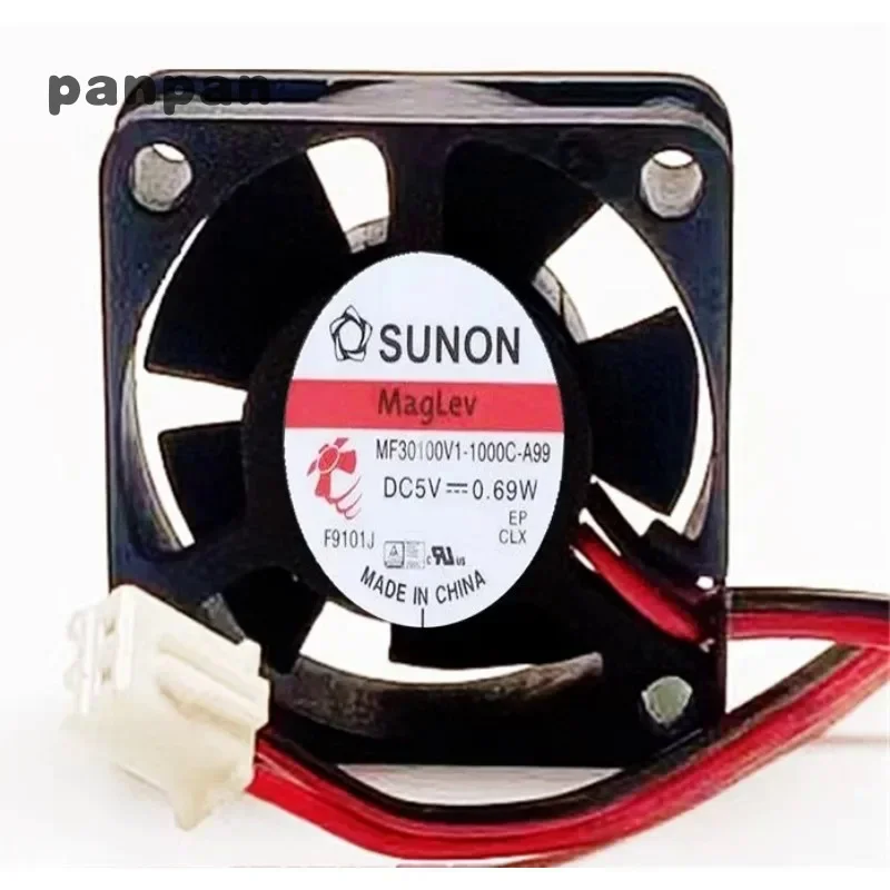 NEW CPU Cooling Fan For SUNON MF30100V1-1000C-A99 5V 0.69W 3010 Silent Maglev Fan 30*30*10mm