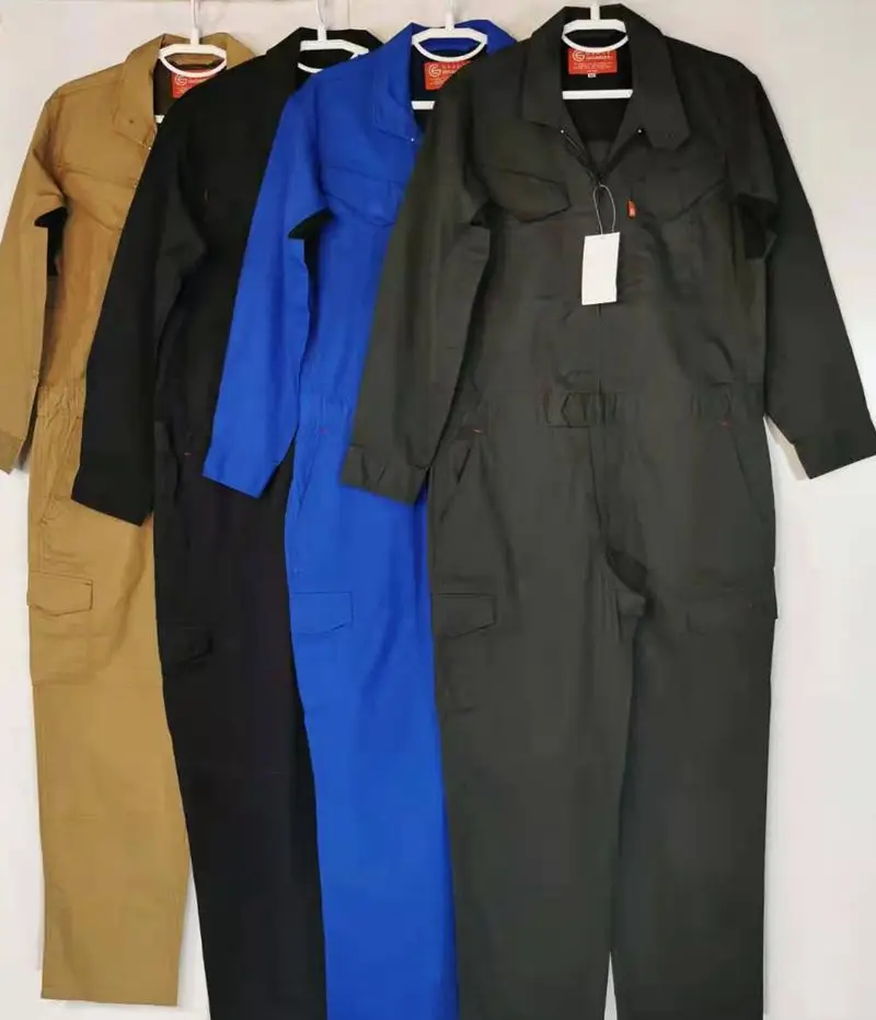 공장 작업자를위한 여름 긴 소매 작업복 작업복 메쉬 겨드랑이 청소년 작업복과 면 폴리 에스터 혼합 직물