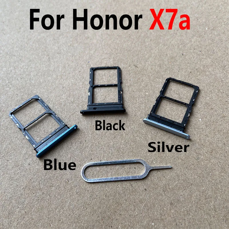 

New For Huawei Honor X7A Sim Card Tray Slot Holder Socket Adapter Connector Repair Parts Replacement