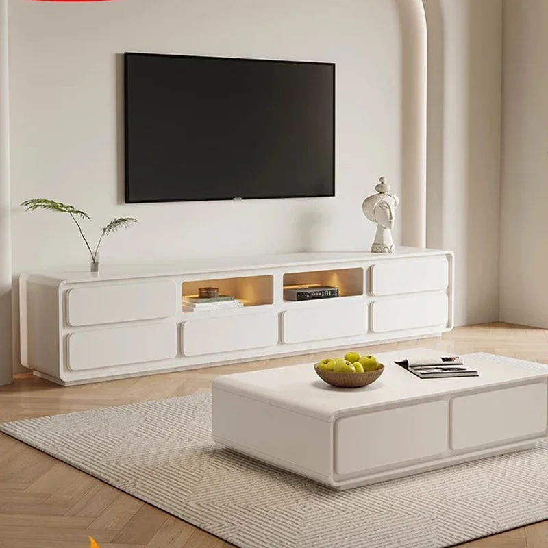 Holder Wood Tv Stand Cabinet Nordic Console Accessories Minimalist Tv Stand Cabinet Hotel White Stojaki Telewizyjne Decorations image 2