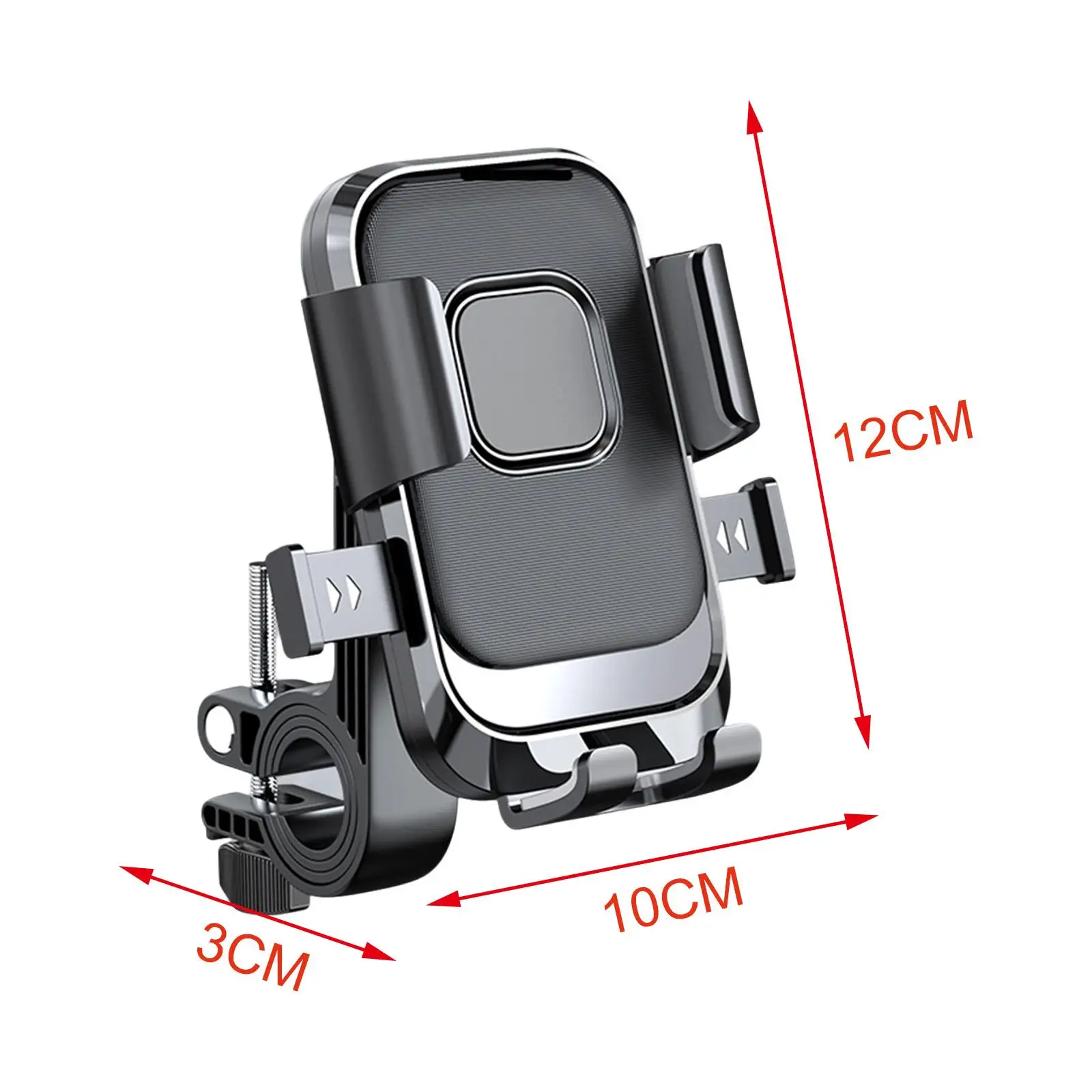 Generic Motorcycle Phone Mount 360 Rotatable Navigation Bracket Scooter Phone Clip for Bicycle Riding Motorbike Scooter Cycling image 6