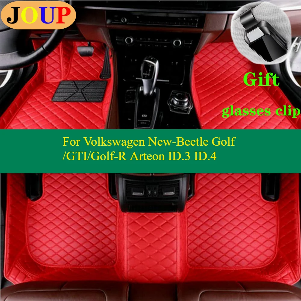 

For Volkswagen New-Beetle Golf/GTI/Golf-R Arteon ID.3 ID.4 Car Foot Mats Carpet Covers Accessories Left /Right Hand Drive