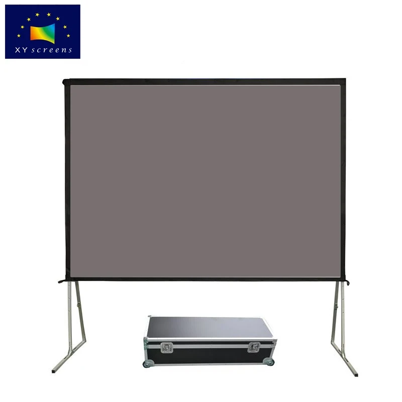 

XY Screen Portable 100/120/150/180 inch Flight Case/Handbag quick 8K Foldable 4K ALR Fast Fold Projector Projection Screen