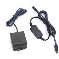VW-VBG130 VBG6 Fake Battery+USB Type C Power Cable for Panasonic AG-HMC153MC SD600 TM300 SDR-H20 HDC-SX5 PV-GS80 VDR-D50 Camera