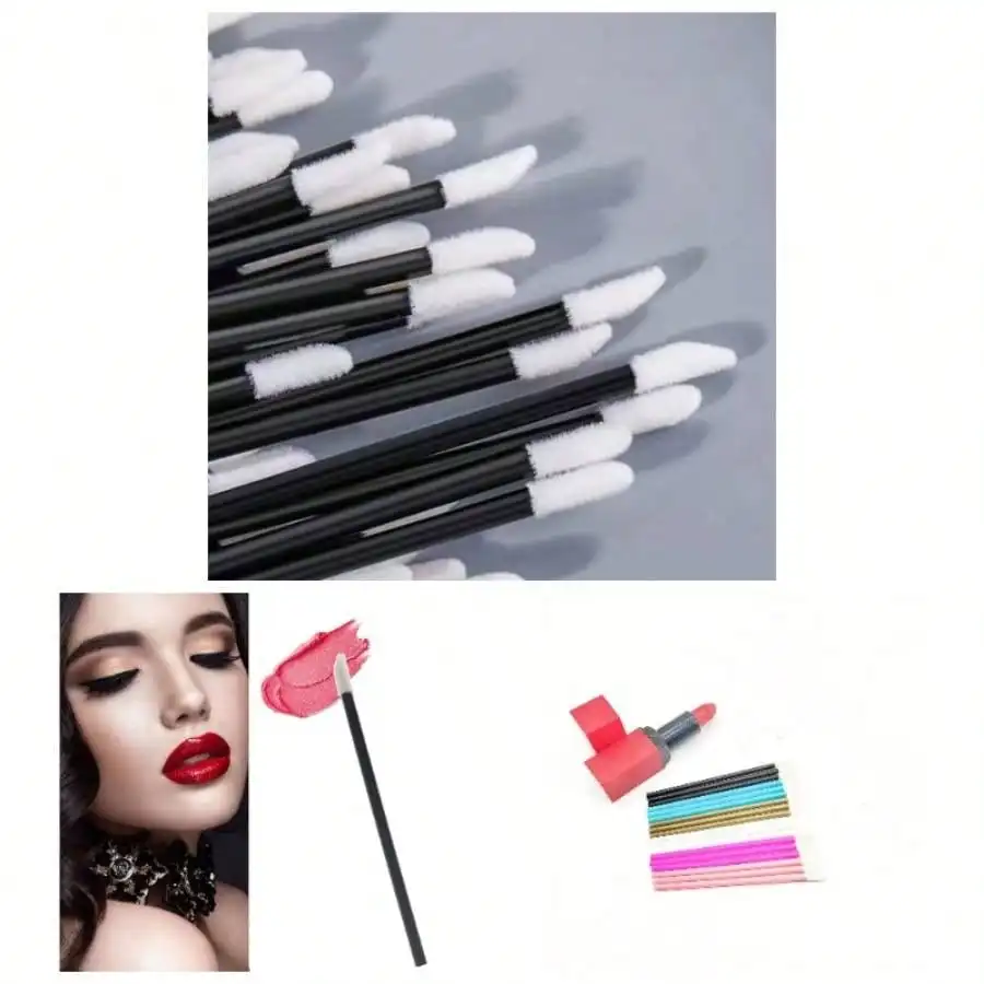 

600 Pieces Lip Brush Disposable Lip Gloss Wands Lipstick Applicator,Travel,Travel Essential,Valentine's Day,Cheap,Travel Makeup Brush,Gifts For Women,Makeup Artist,Professional Complete Makeup Kit