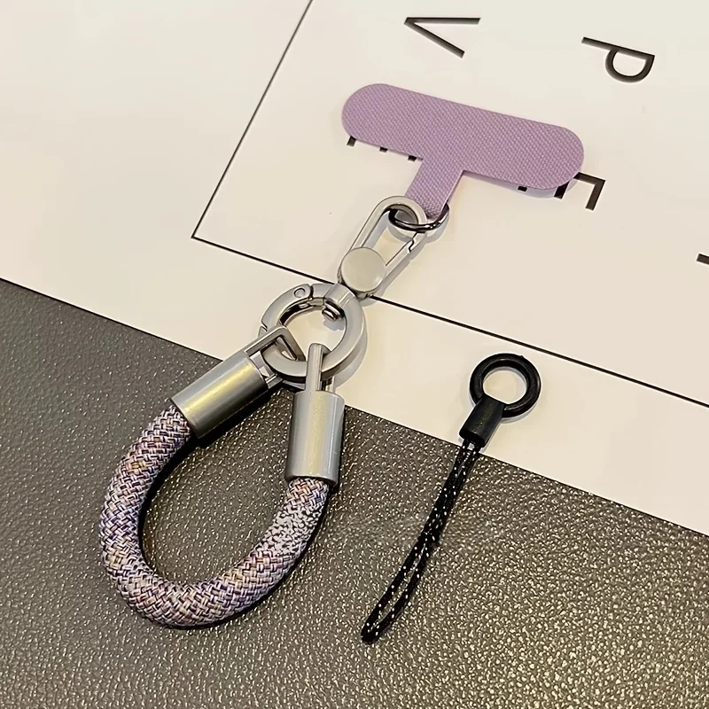 Mini-lanière courte pour téléphone, dragonne créative, porte-clés de voiture, petit pendentif, lanière tendance pour hommes et femmes, durable