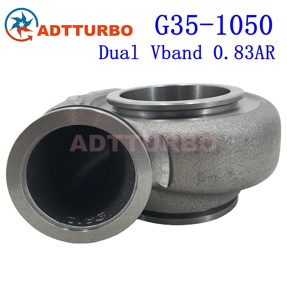 

G35-1050 Dual Vband 0.83AR Turbo Exhaust Housing 68/ 62mm 880707-5005S 880707-5006S Turbocharger Performance Turbine