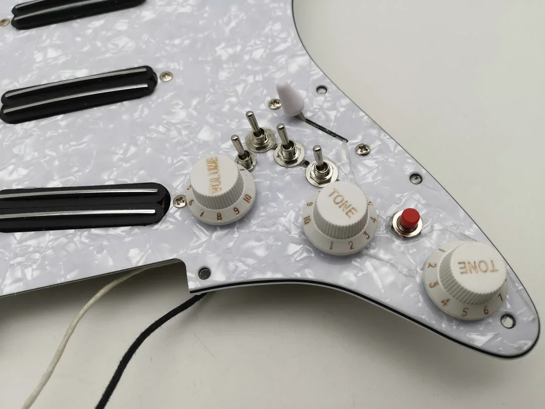 SSS Upgrade Prewired  Guitar Pickgaurd Set Multifunction Switch High Output Mini Humbucker Pikups 20 style combinations