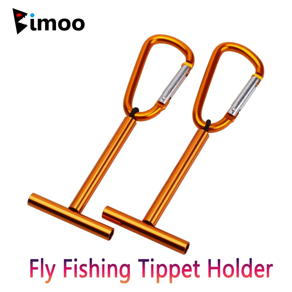 

Bimoo 1PC Fly Fishing Tippet Holder Aluminum Alloy Tippet Line Holder Tippet "T" Spool Holder Fly Fishing Tool Accessories