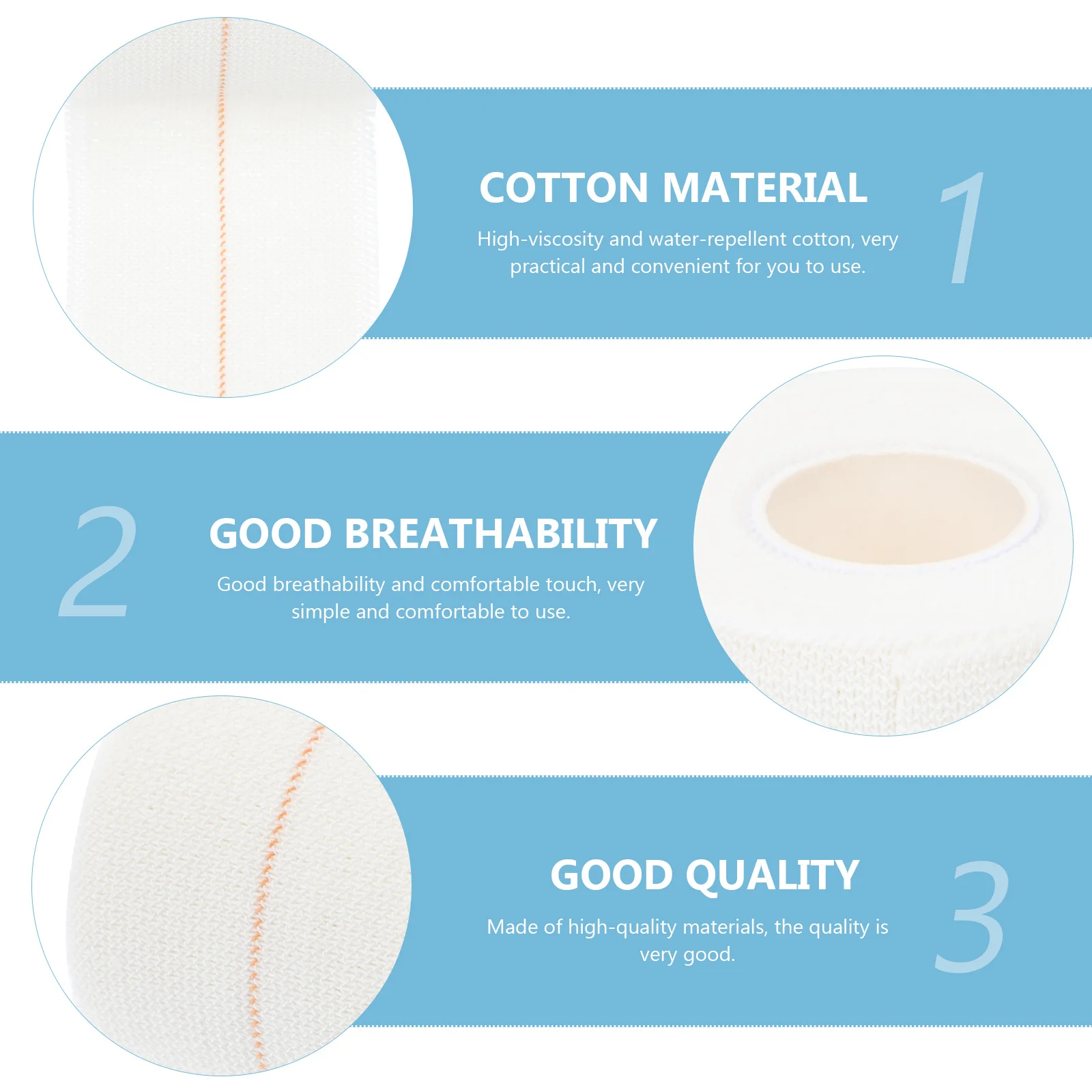 

Cotton Skin Sporting Tape Bandage High Adhesive Sports Sprain First Aid Breathable Compression for Sporting Sports