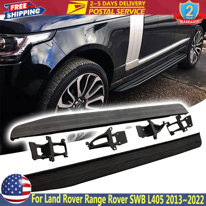 Car Side Step Running Boards For Land Rover Range Rover Sport SWB 2013~2022 L405 Standard Running Boards Side Step Bar Pedals