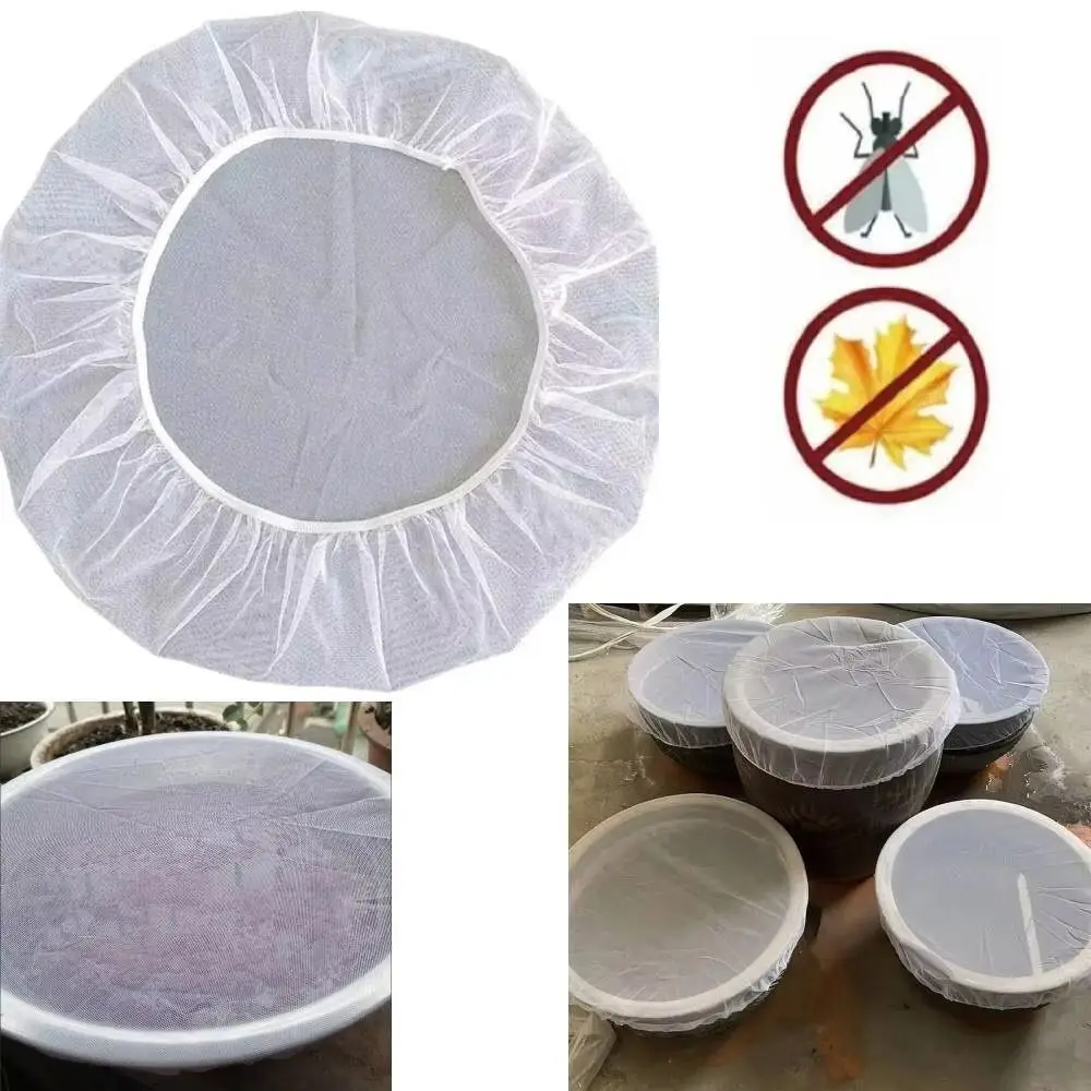 Durable Breathable Food Cover Anti-fly Insect Foldable Vegetable Fruit Dust Cover Mesh Cover for Food Barrels Sauce Jars