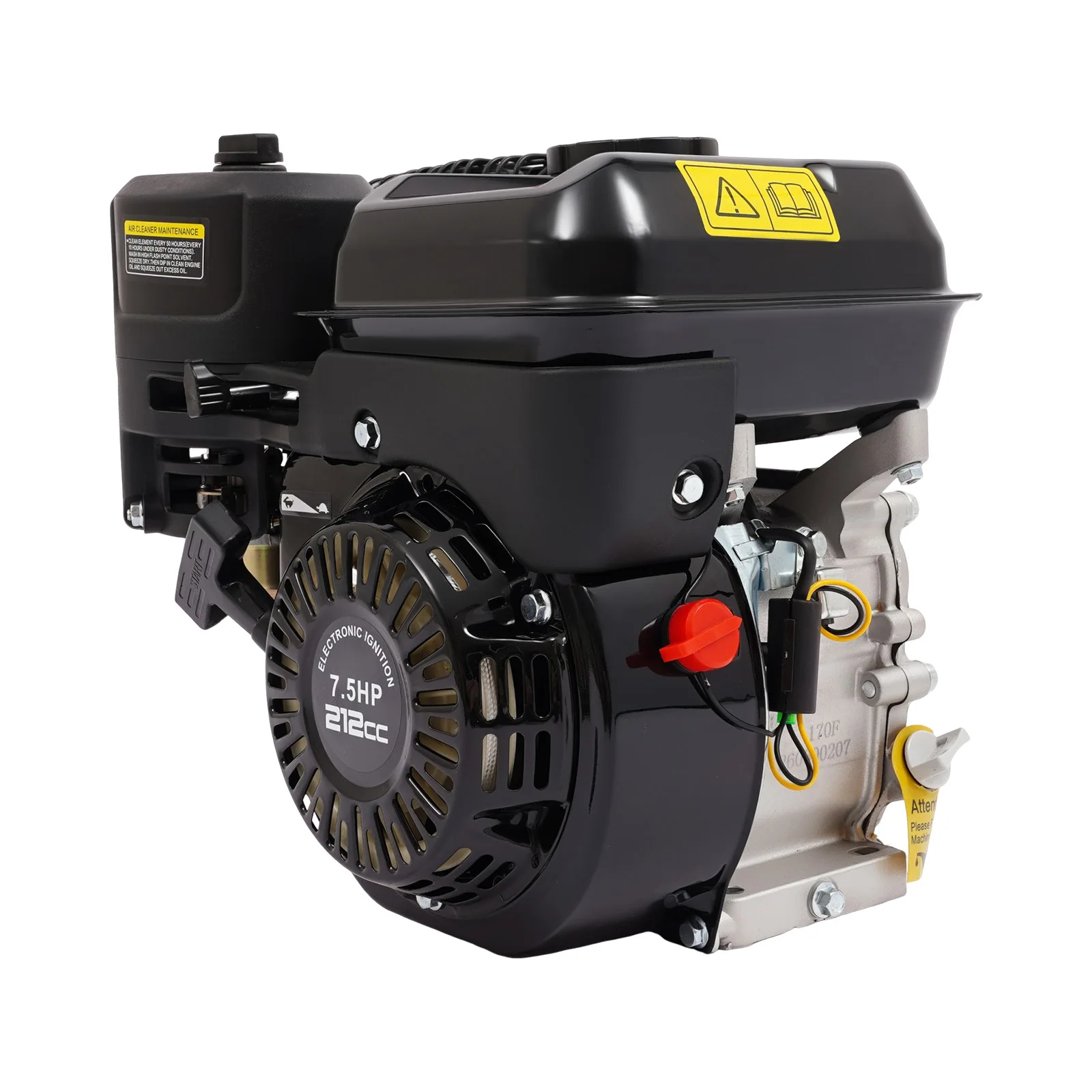 Motore a benzina a 4 tempi, motore a benzina da 7,5 CV, motore a benzina per pompa dell'acqua, motozappa, go-kart, generatore, attrezzature da giardino