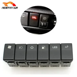 Car LED Light Switch Power On Off push button With cable For Mazda 3 For Mazda 6