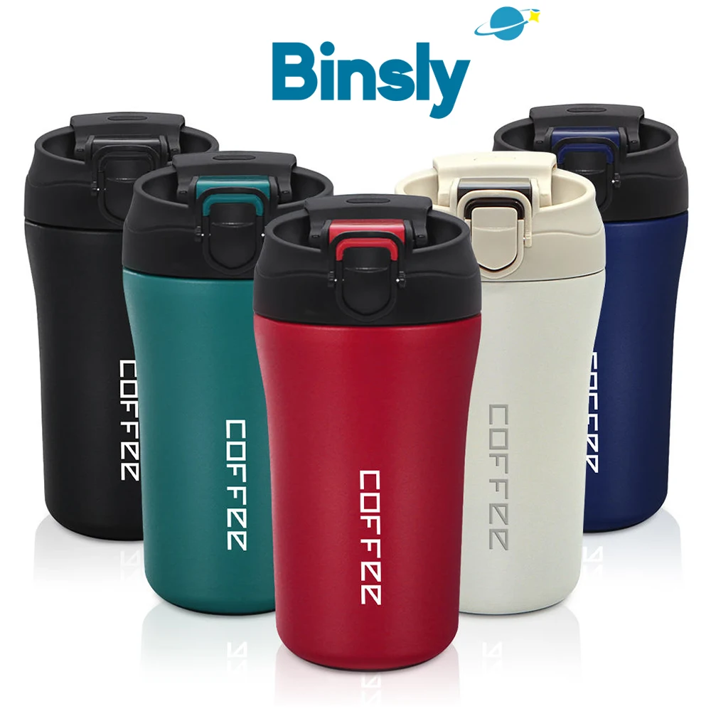 

420ml Portable Stainless Steel Coffee Mug Insulated Thermal Double Wall Vacuum Travel Tumbler with Straw Lid for Car & Travel