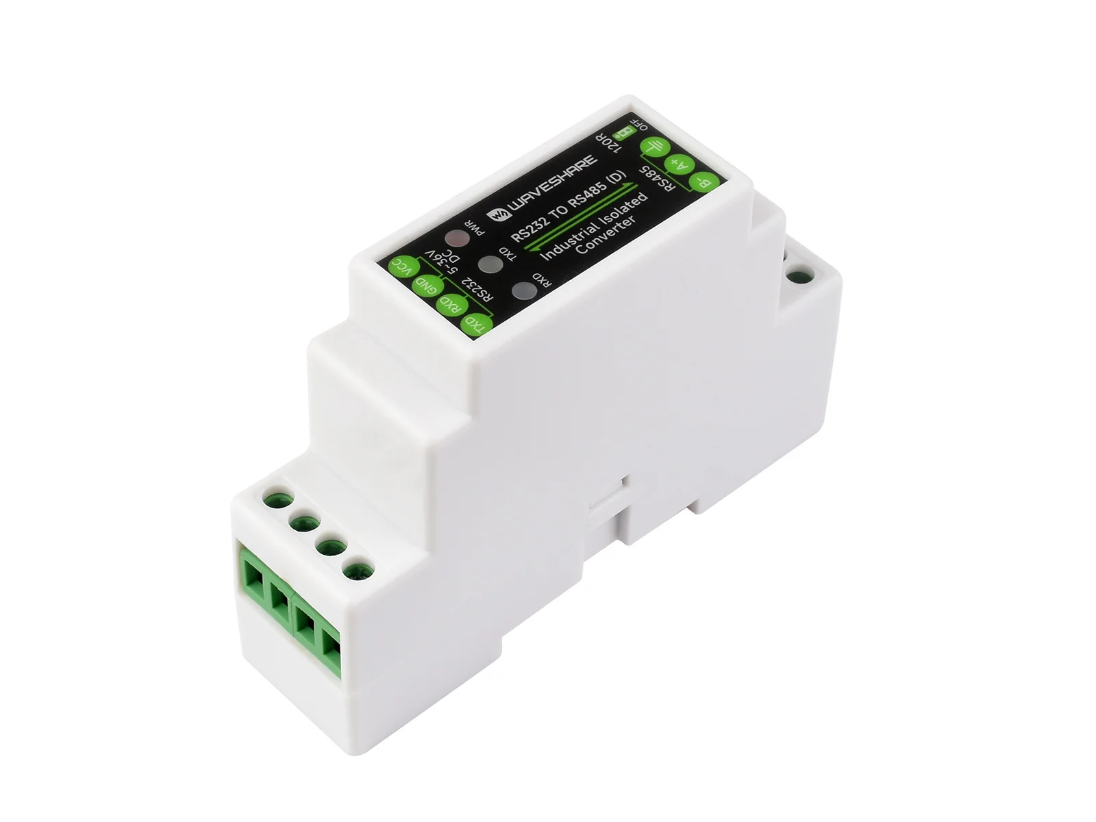 RS232 TO RS485 (D),RS232 To RS485 Converter, Active Digital Isolator, Rail-Mount Support, 600W Lightningproof and Anti-Surge