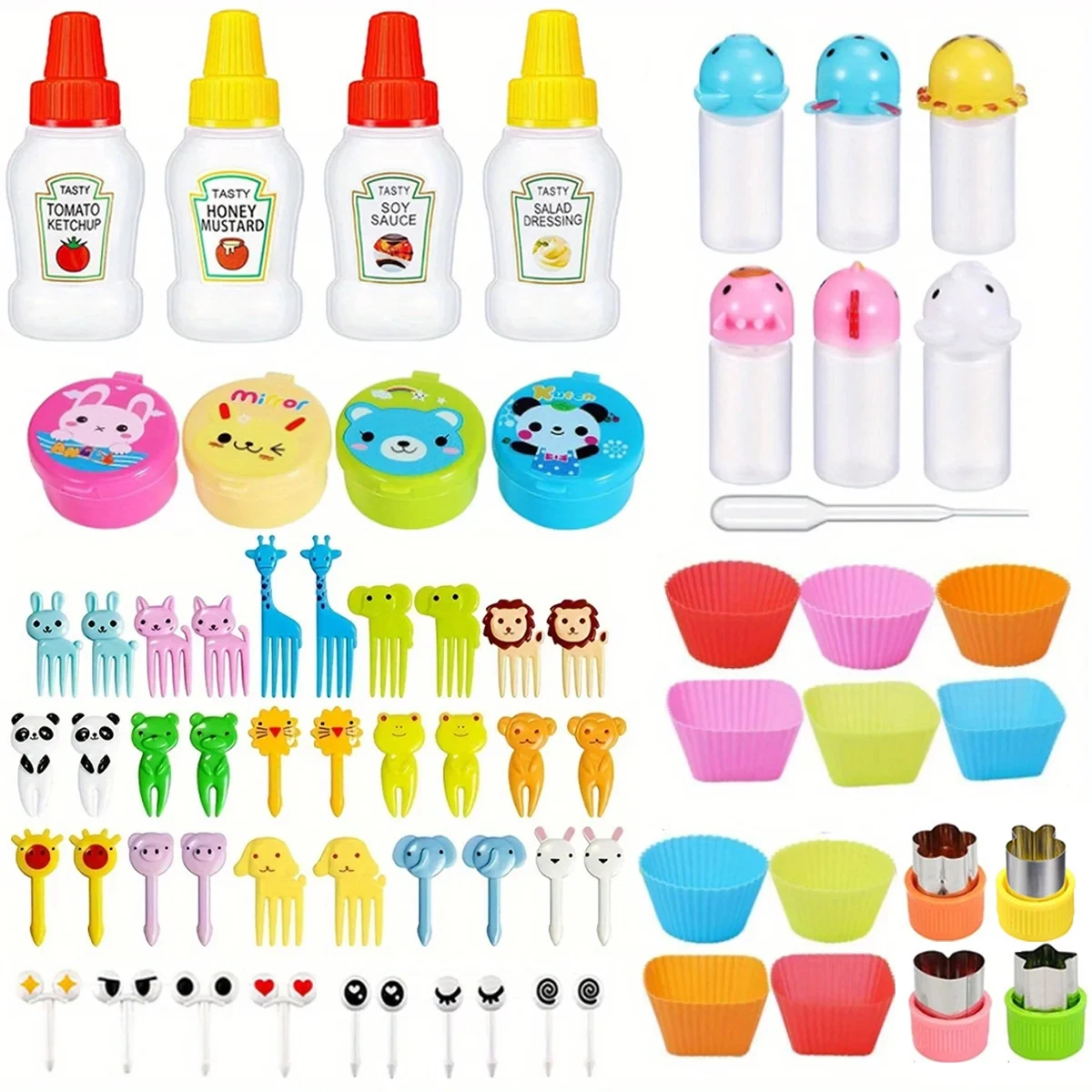 

Вилки для фруктов с животными для детей, мини-закуски, выбор еды, зубочистки с фруктами, овощерезки, формы, ланч-бокс, аксессуары