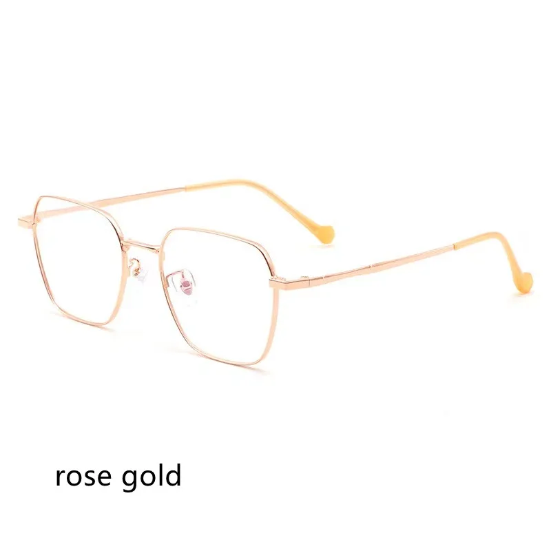 

52mm Fashion Polygonal Eyewear Ultra-light titanium alloy Retro Optical Prescription Eyeglasses Frame Men and Women 86301