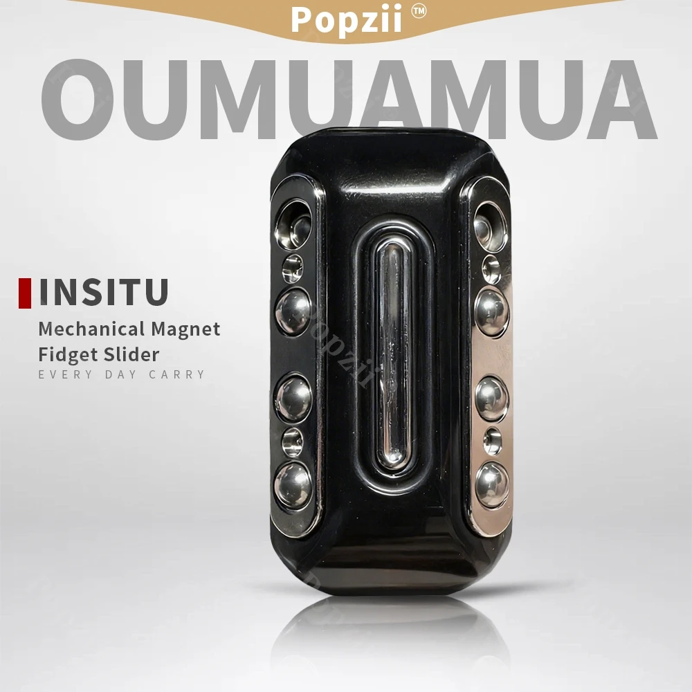 INSITU EDC OUMUAMUA Mechanical Magnet Fidget Slider Stress Relief toys Multiple Ways to Play Cool Gadget Anxiety Toys