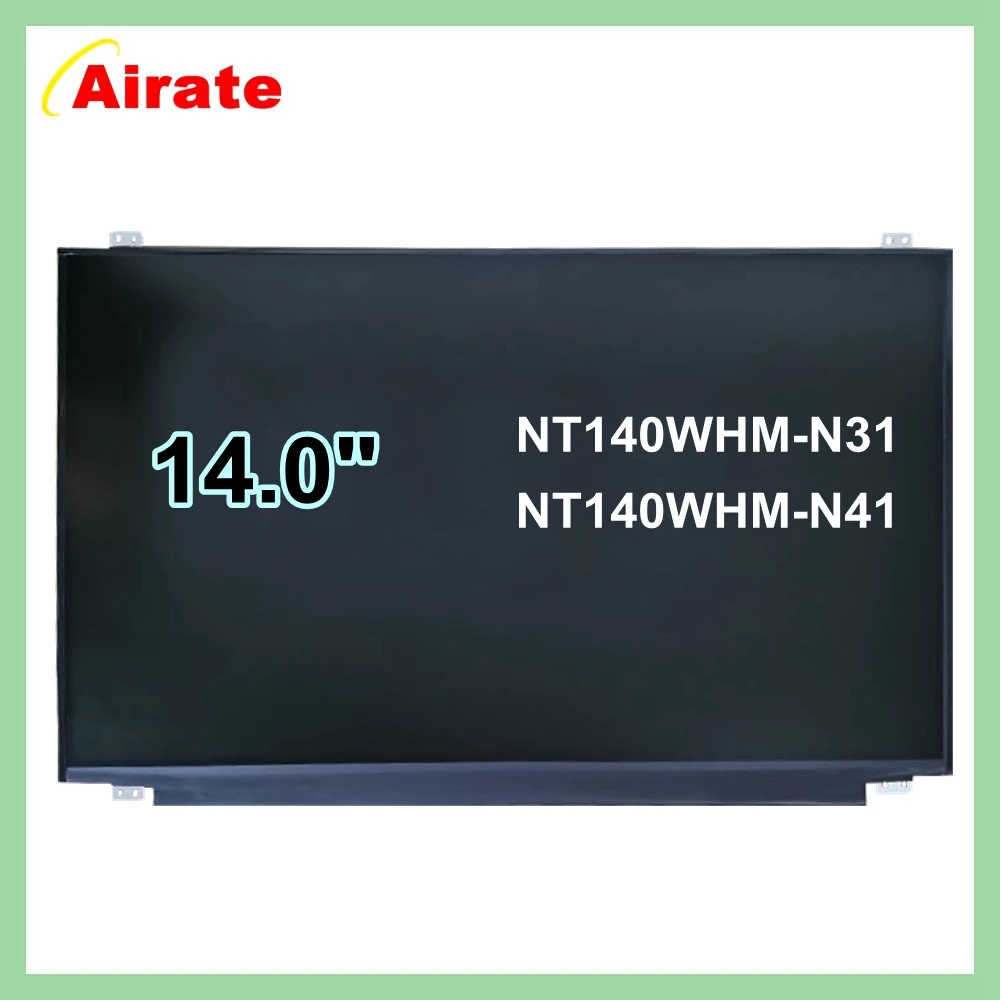 Imagem -02 - Tela Led Lcd Original para Laptop Painel de Substituição Nt140whm-n31 N41 1366*768 30 Pinos 14 Polegadas