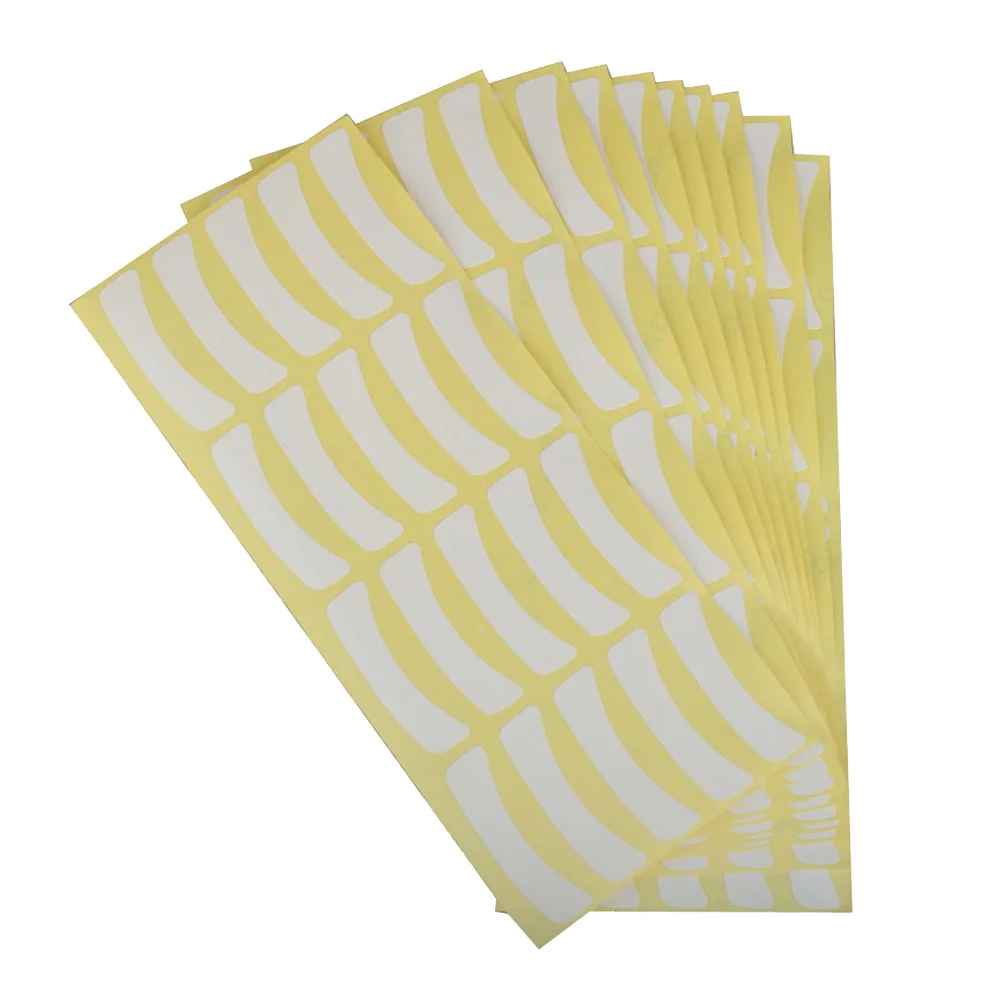 100 pçs almofadas protetoras de papel de isolamento de cílios para extensão de cílios remendos de olho para iniciantes sob suprimentos de enxerto de cílios
