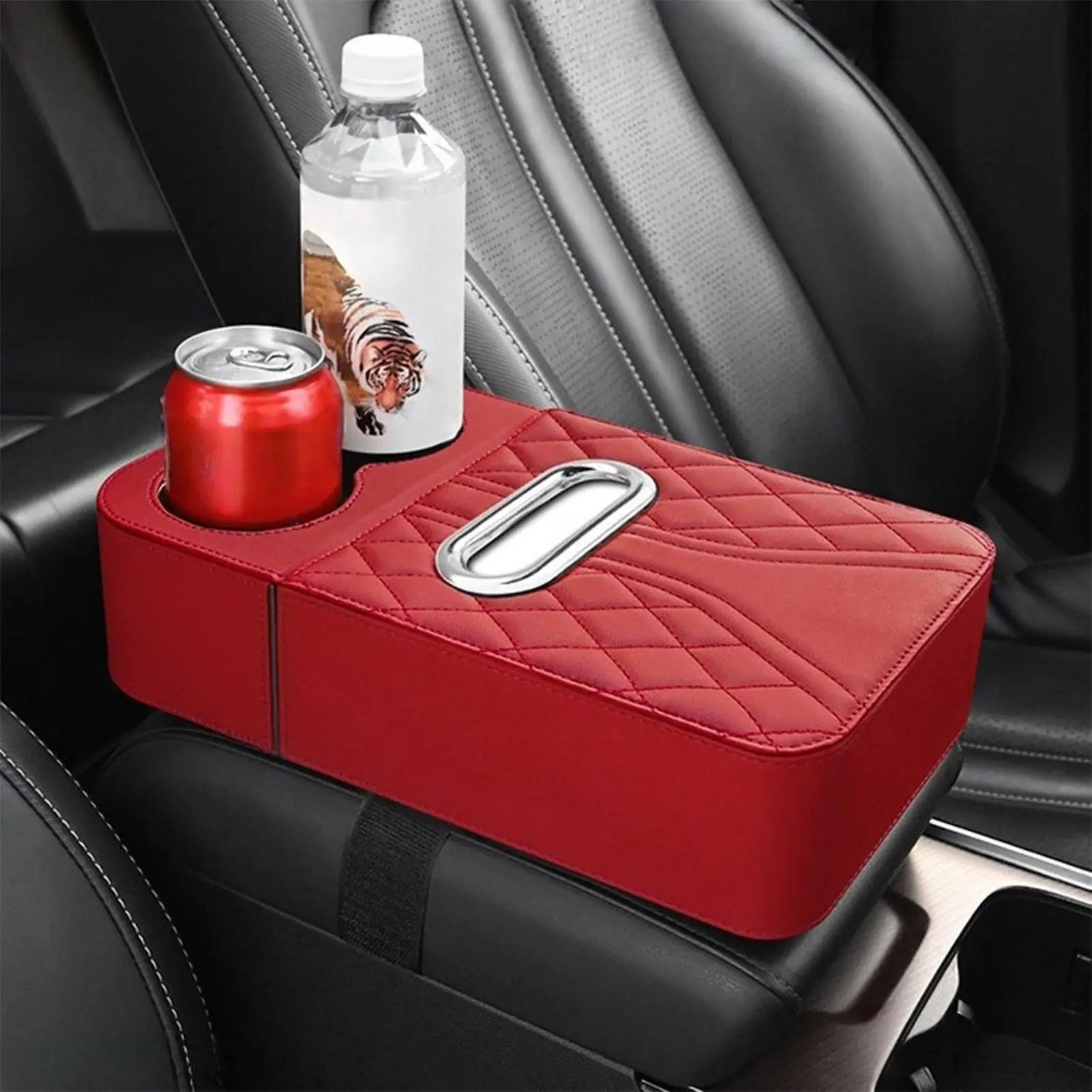 

Автомобильный подлокотник, ящик для хранения, органайзер на центральной консоли, коврик для вождения, подлокотник для ежедневных поездок, путешествий, вождения грузовика, внедорожника