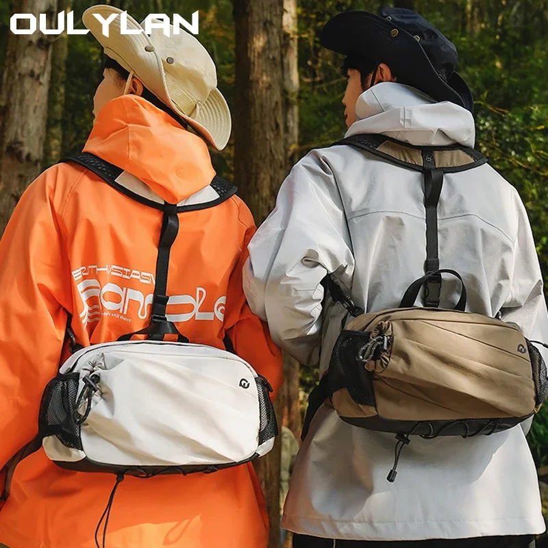 

New Climbing Waist Bag Large Storage Outdoor Travel Fishing Hiking Camping Commuting Chest Bags Lightweight Trip Vest Fanny Pack